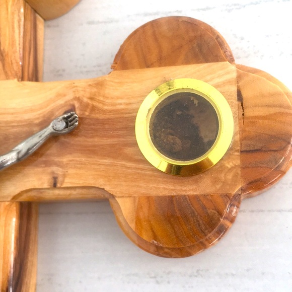 ONE-OF-A-KIND OLIVEWOOD CROSS FROM BETHLEHEM! 🙏* - Picture 9 of 17